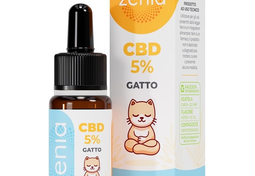 Olio Gatto 5  10ml   Bottiglietta con Scatolino